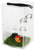 Jumping Spider Enclosure Accessories 3 Pcs Magnetic Feeding Bowl Set with Jumping Spider Feeding Tongs Removable Feeding