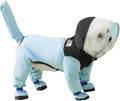 Waterproof Dog Raincoat, Clear Hood, Leash Hole