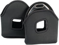 Horze Soft Neoprene 6.3" x 8" Stirrup Covers | Protect Your Saddle - Black - One Size