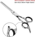 Chi-buy Dog Grooming Scissors 4CR Stainless Steel Pet Thinning Shears, Heavy-duty Titanium Coated, Size 6.7"
