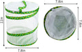 Butterfly Growing Kit- Pop Up Foldable Butterfly Habitat Cage -7.8" x 11" Tall - Clear Mesh Enclosure Terrarium