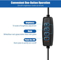 Clip On Aquarium Light 8W LED Fish Tank Light with Full Spectrum & Dimmable Brightness USB Moving Aquarium Lamp for 1-5 
