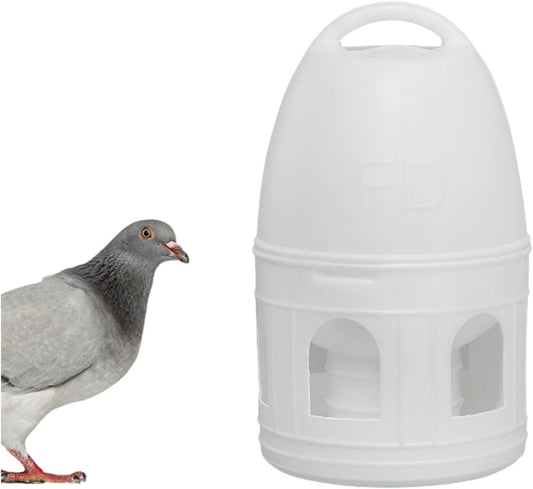 Bird Water Drinker, Pigeon Water Feeding Plastic Drinker Dispenser, 5L Pigeon Pet Water Pot Container, Water Automatic F