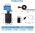 DaToo Aquarium Filter 5-15 Gallon Fish Tank Filter 120GPH Powerful Pump for Aquariums Adjustable Air Flow Submersible In