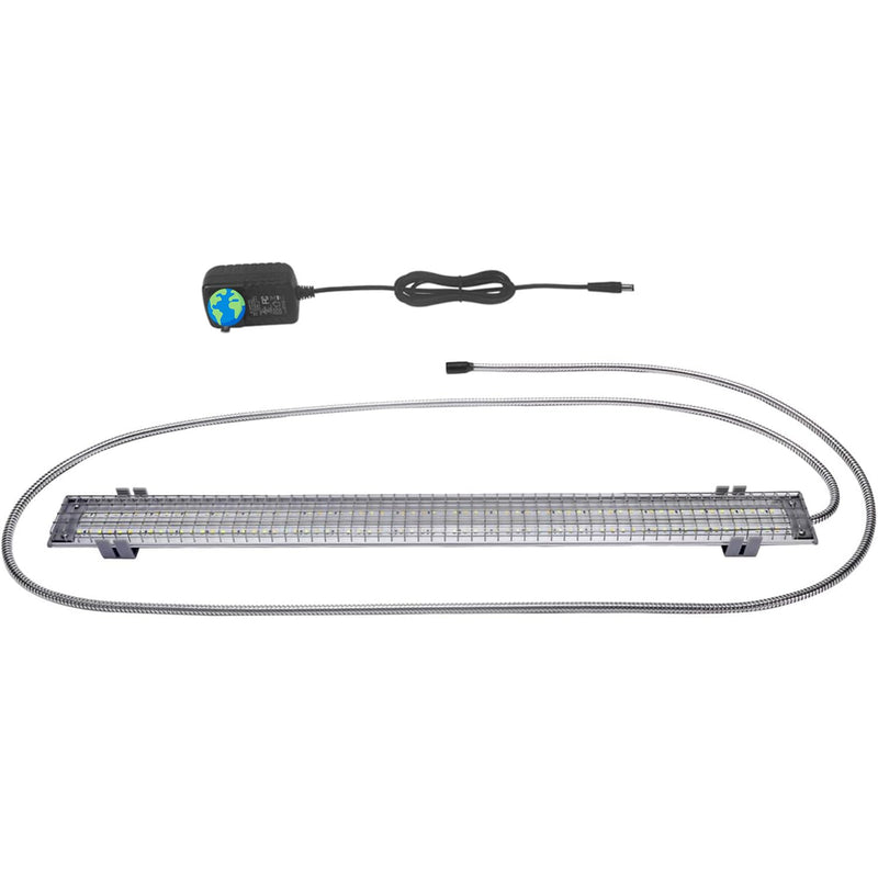 HappyBird Lighting Bird Cage Light with Chew Guard - Full Spectrum LED Pet Light - Simulates Natural Environment - Safe for Hookbill Birds – Easy to Install - (24