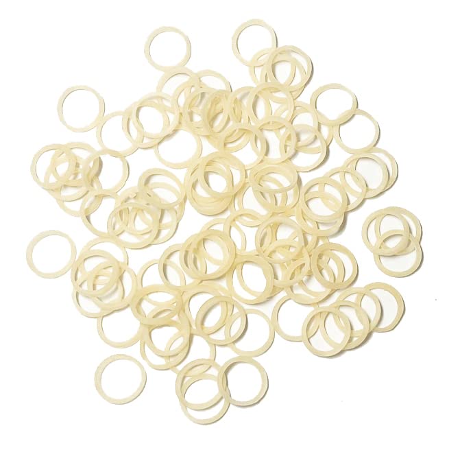 HipGirl Pet Supply 200 Pack Tiny Rubber Bands Dog Hair Ties.3/8