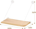Cat Window Perch,Cat Hammock Window Seat Bed Space Saving Design 360° Sunbath Holds Up to 50lbs for Any Cats Size