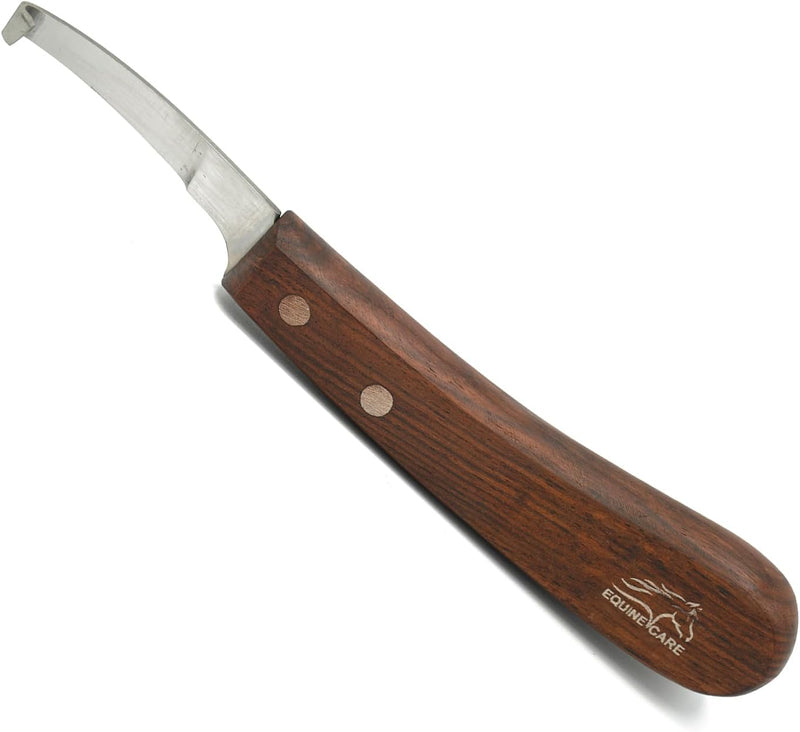 Equine Care Right-Handed Short Blade Hoof Knife for Horse Hoof Trimming