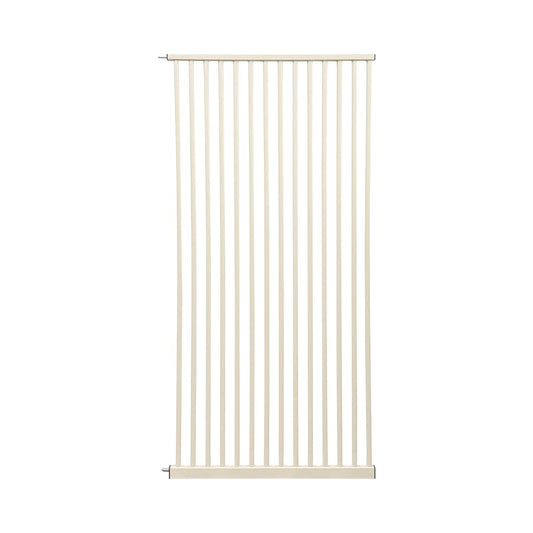 Lumizone Extra Tall Cat Gate Extension Kit 61.02" High Pressure Mounted 29.17" Extra Wide 1.37" Gap No Drilling Tall Pet Gate for Dogs (Cream, 61.02" H x 29.17" W, Extension)