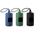 SLSON 3Pack Dog Poop Bag Holder for Leash Lightweight Pet Waste Bag Dispenser with Leash Attachment Portable Plastic Doggie Poop Bag Dispensers,Blue Green Black