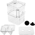 Senzeal Aquarium Fish Breeder Box Plastic Fish Isolation Breeding Box Hatching Incubator Box for Baby Fishes Shrimp Clow