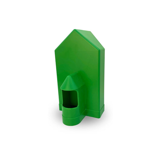 Gaun Corner Waterer for Pigeon, Bird, Chicken, Small Poultry, Hamster, Duck, Parakeet, Canary, Pet Water Dispenser, Feeder, Water Bottle, Cage Supply, Cage Accessory, Not Removable, Green Color (2lt)