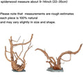 AWXZOM Natural Large Spider Wood Driftwood for Aquarium, Terrarium, Vivarium, and Reptile, Aquarium Décor, Reptile Tank,