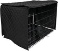 4Knines Quilted Dog Crate Cover – Heavy-Duty, Water-Resistant Fabric for Indoor/Outdoor Use – Durable Travel Cage Cover 