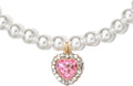 Cat Dog Sparkle Jewelry Pearl Collar Puppy Kitten Rhinestone Pendant Adjustable Charm Necklace for Small Pets Wedding Ph