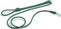 Wild One Hands-Free Adjustable Rope Dog Leash, Standard: 4' to 8.5' Long, .5" Wide, Adjustable for Crossbody, Waist & Handheld, Spruce