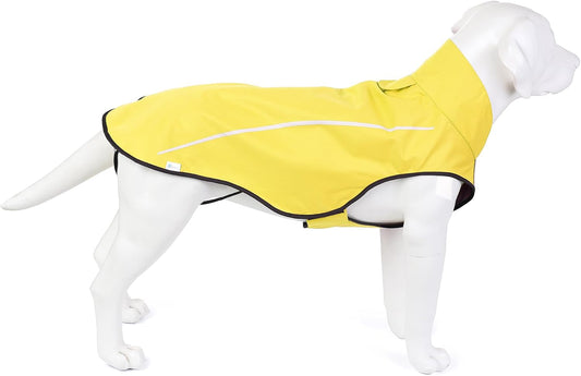 Mile High Life Dog Raincoat, Adjustable Waterproof Reflective Rain Jacket for Small Medium Large Dogs, Lightweight Breat