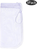 ALEGI Aquarium Extra Fine Media Filter Bag 7.5"*3.6" 3 Pack