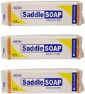(Pack of 3) Saddle Soap Glycerin Bar for Leather
