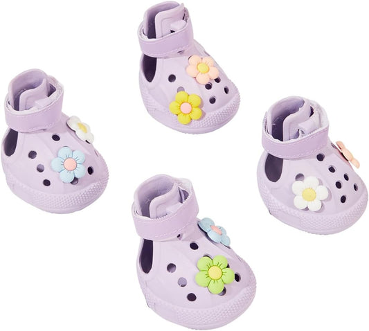 Dog Shoes for Hot Pavement,Waterproof Dog Shoes for Small Medium Dogs,Breathable Non-Slip Dog Boots Paw Protectors with 