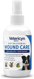 Vetericyn Plus Dog Wound Care Spray | Healing Aid and Skin Repair, Clean Wounds, Relieve Dog Skin Allergies, Safe for All Animals. 3 ounces