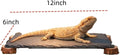Bearded Dragon Basking Platform, Slate Rocks for Reptiles with Wooden Pile