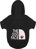 Paiaite Black Chihuahua Dog Hoodie: Keep Your Pup Warm and Stylish with a 'The Dog Face' Printed Sweatshirt Pet Clothes,