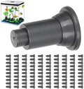 HEEPDD Decorative Fish Tank Divider Feet, 100 Pack Adjustable Support Feet Nails for Aquarium Isolation Board, Stable Sp