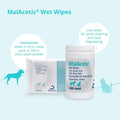 MalAcetic Wet Wipes for Dogs and Cats 100 Count