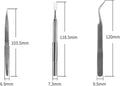 ideanovo 3 Pack Tick Remover Tool kit Stainless Steel Tick Remover Tweezers for Pets Dogs and Cats