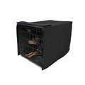 4Knines Quilted Dog Crate Cover – Heavy-Duty, Water-Resistant Fabric for Indoor/Outdoor Use – Durable Travel Cage Cover for Training, Weather Protection – Fits 36-Inch Crates – Black