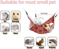 EAEDMY Rat Ferret Hammock Toys Cage Accessories, Guinea Pig Hideout Tunnel, Warm Bed for Rat Ferret Guinea Pig Sleep Hid