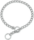 Slip Dog Chain Collars, Stainless Steel Training Dog Collars for Large Dogs