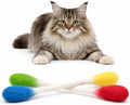 Glaciart One XXL Swabs Cat Toys with Catnip - 2 Pk | Durable for Chew, Cute Cat Toys Interactive Kitty for Boredom, Exer