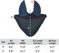 Horze Marquess Crochet Horse Ear Bonnet, Light Horse Fly Mask with Ears
