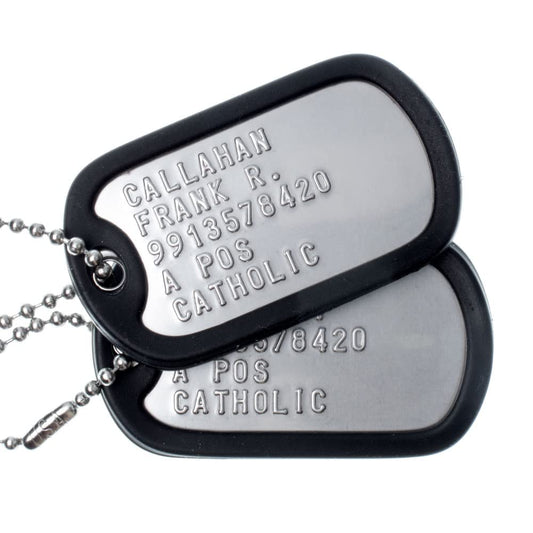 MYDOGTAG Personalized US Army Dog Tags - Regulation Replacement Military ID Tags for Veterans and Active Duty Soldiers