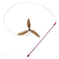 GoCat Da Purr-Peller Cat Toy, A Feather Propeller That Spins as it is Guided Through The Air, All Breed Sizes