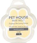 Silver & Gold Christmas Wax Melts Plant-Based Wax, 2 Pack Pet House