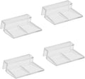 4pcs Clear Color Acrylic Aquarium Fish Tank Glass Cover Clip Support Holder (5mm)