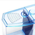 EatingBiting Large Double Compartment Fighting Fish Box Eco Rumble Fish Aquarium Mini Aquarium Plastic Isolation Box Bre