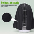 DONGKER Bird Cage Cover,Polyester Rain-Proof Parrot Blackout Birdcage Shade for 11.8"-15.7" Dia,25.6"-27.6" Height Round Birds Cages Windproofing & Warmth & Light-Proof