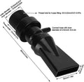 2 Pcs ABS 360° Rotating Aquarium Duckbill Nozzle Adjustable Direction Aeration Port Water Outlet Tube for Fish Tank Pump