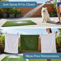 PETMAKER Artificial Grass Puppy Pee Pad for Dogs, Set of 3, 18.5” x 23”