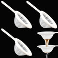 3 Pack Brine Shrimp Sieve Net, Aquarium Filter Strainer with 80/120/200 Mesh for Artemia Eggs, Brine Shrimp and Fry Harv