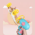 15 Pieces Cat Fetch Toy with Colorful Flying Propellers Set, Cat Playing Tracking Interactive Toys for Kitten Chasing Tr