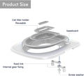 Cat Toilet Trainer Kit, Universal Cat Toilet Training Systems, Gray