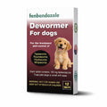 Dewormer for Dogs, Fenbendazole for All Wormers, Hookworms, Tapeworms, Whipworms and Roundworms, 12 Count