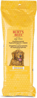 Burts Bees for Pets Honey Multipurpose Dog Grooming Wipes, 50 Count, 2-Pack
