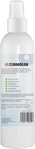 Dog Cologne & Perfume, Deodorizing, Long Lasting After Bath, Deodorant For Smelly Dogs, Pawfume For Pets, Odor Eliminator Spray Puppies, Fresh Cotton [We Love Doodles]