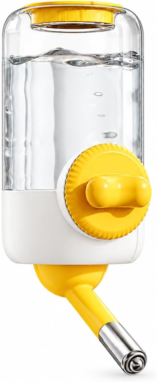 Bunny Water Dispenser for Cages, Guinea Pig Water Bottle No Drip